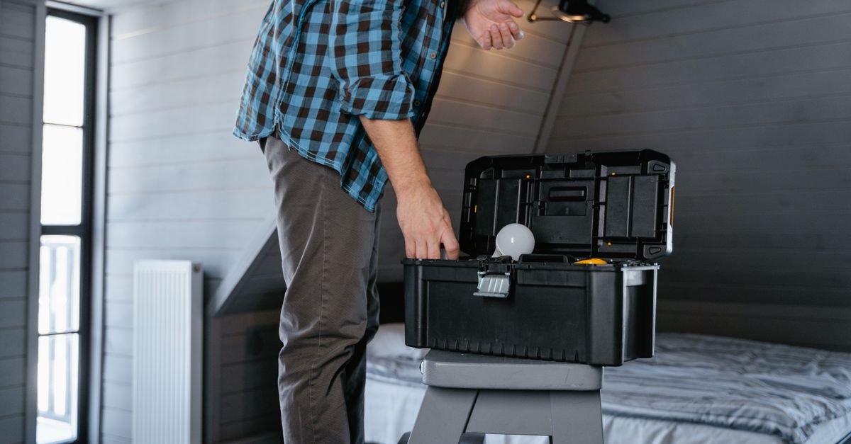 technician toolbox house entrance — Cresskill Locksmith
